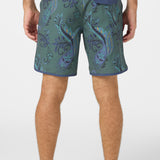 O'Riginals Print Scallop 18" Boardshorts