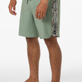 Hyperfreak Tech Panel 18" Boardshorts - Oil Green | O'Neill