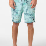 Hyperfreak Mysto Scallop 19" Boardshorts - Canal Blue | O'Neill