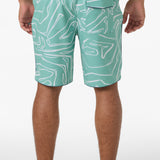 Hyperfreak Mysto Scallop 19" Boardshorts - Green | O'Neill