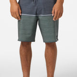 Hyperfreak Mysto Block Scallop 19" Boardshorts - Dark Olive | O'Neill