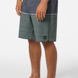 Hyperfreak Mysto Block Scallop 19" Boardshorts - Dark Olive | O'Neill
