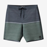 Hyperfreak Mysto Block Scallop 19" Boardshorts - Dark Olive | O'Neill