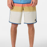 Lennox Scallop 19" Boardshorts - Lt Khaki | O'Neill