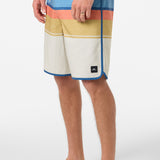 Lennox Scallop 19" Boardshorts - Lt Khaki | O'Neill
