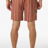 Hermosa Retro Elastic Waist 17" Swim Trunks - Clay | O'Neill