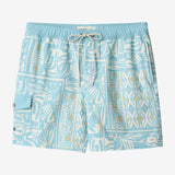 Hermosa Retro 17" Elastic Waist Swim Trunks