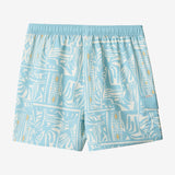 Hermosa Retro 17" Elastic Waist Swim Trunks