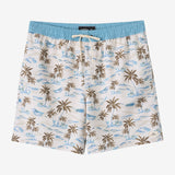 Hermosa Elastic Waist Lined 17" Swim Trunks - Cream | O'Neill