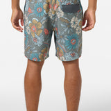 Hermosa Elastic Waist Lined 17" Swim Trunks
