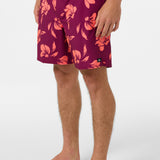 Hermosa Elastic Waist Lined Trunk 17" Swim Trunks