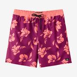 Hermosa Elastic Waist Lined Trunk 17" Swim Trunks