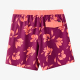 Hermosa Elastic Waist Lined Trunk 17" Swim Trunks