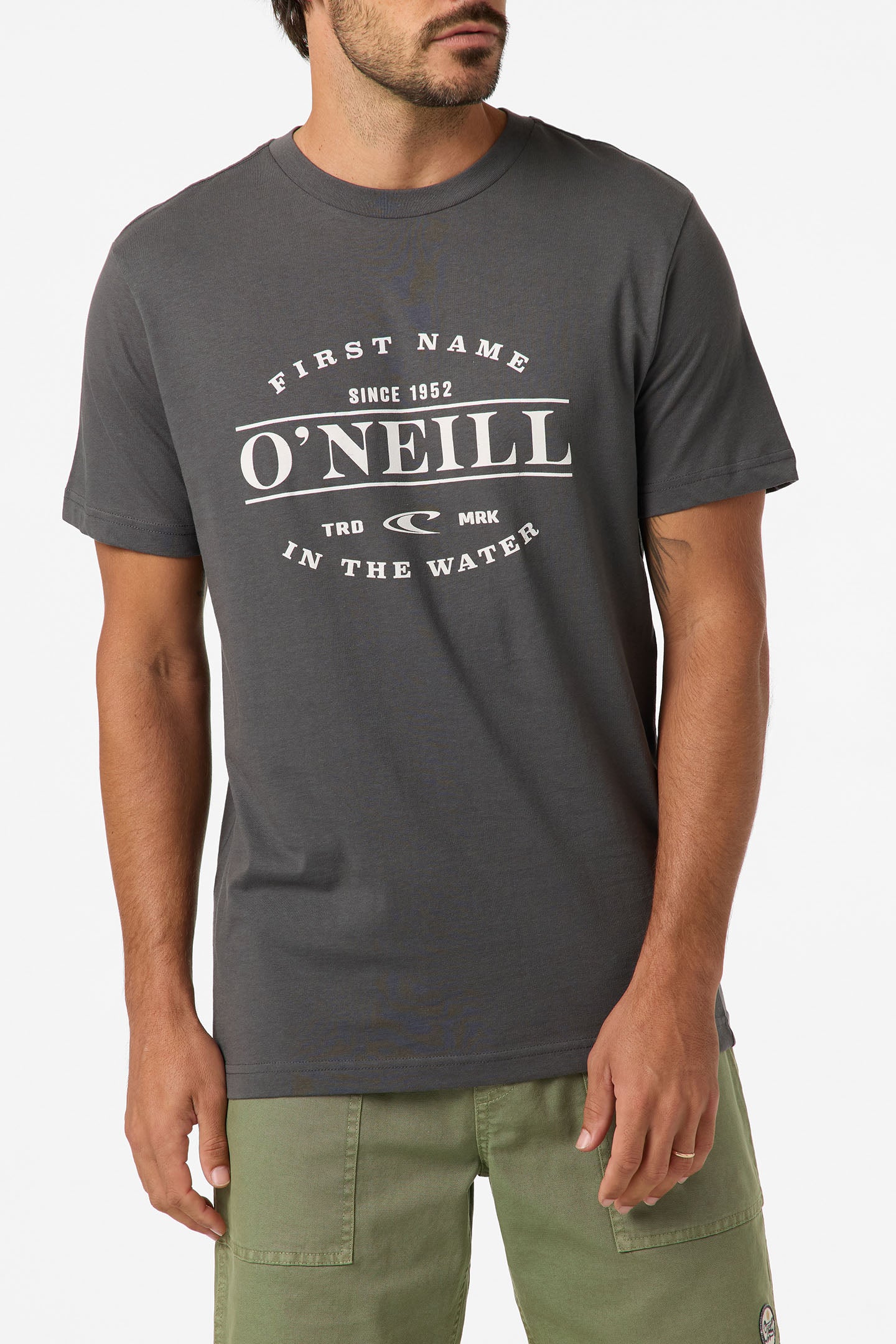 East Cliff Classic Tee Standard Fit Tee - Dark Shadow | O'Neill