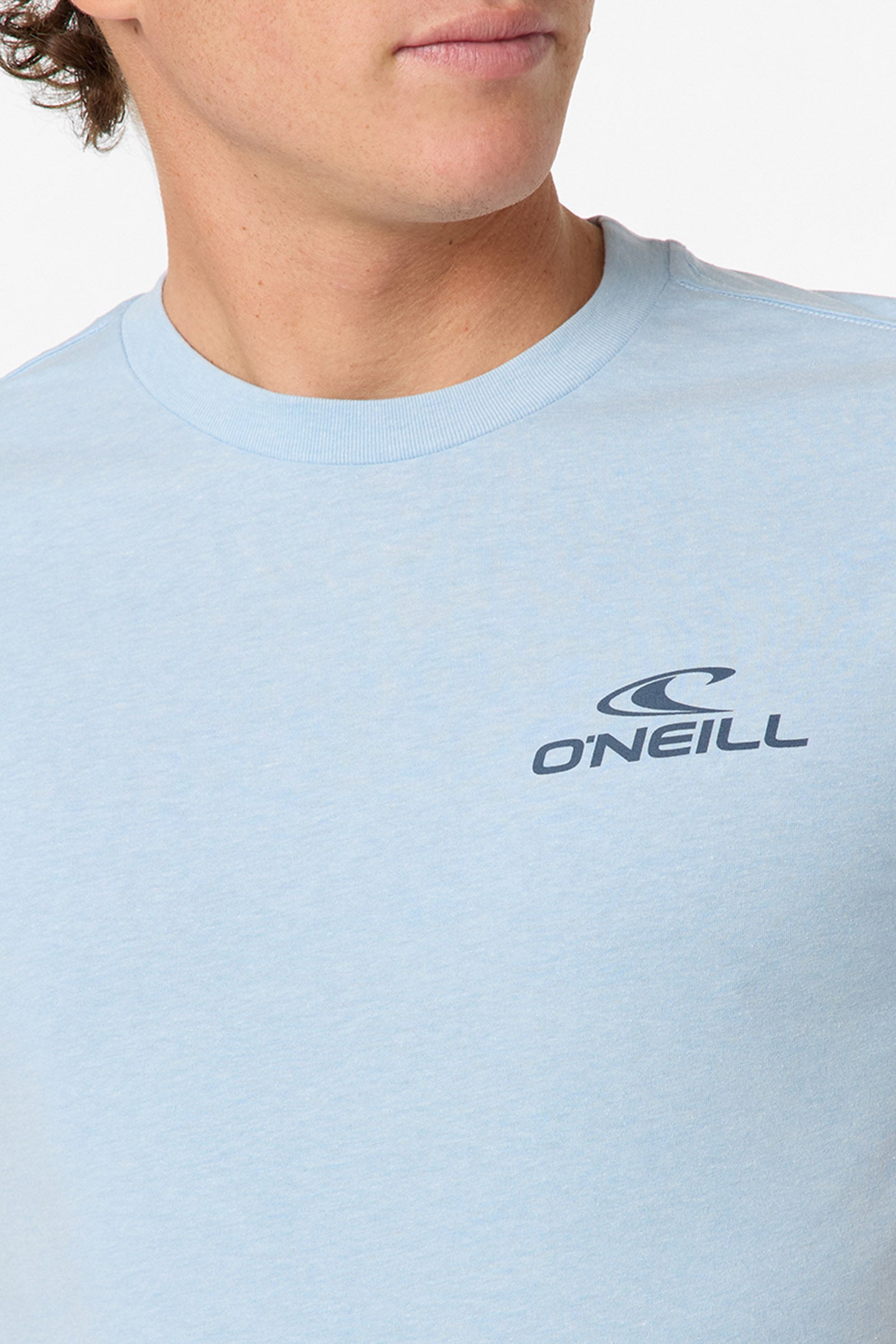 Lineup Classic Tee Standard Fit Tee - Sky Blue Heather | O'Neill