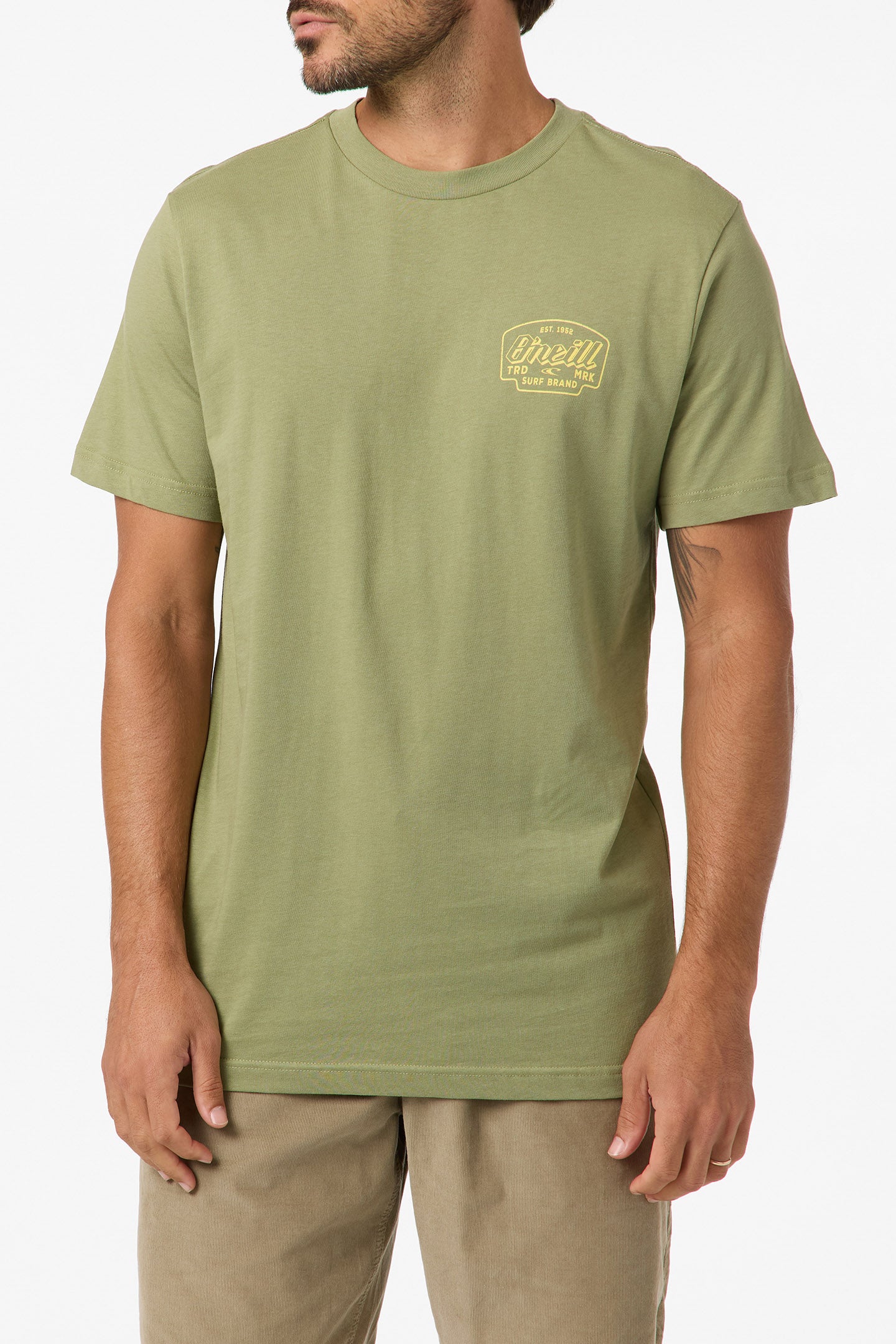 Locksmith Classic Tee Standard Fit Tee - Oil Green | O'Neill