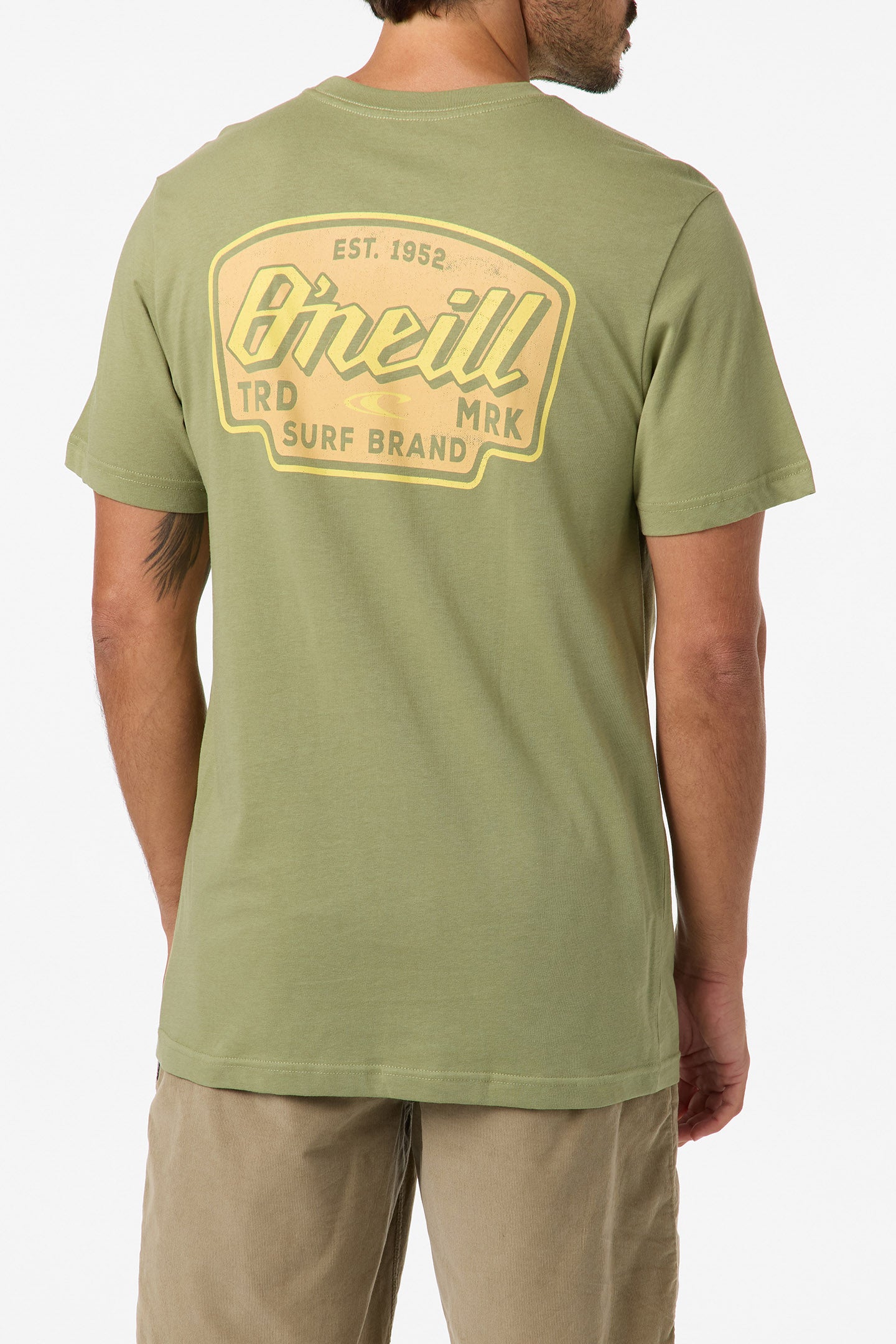 Locksmith Classic Tee Standard Fit Tee - Oil Green | O'Neill