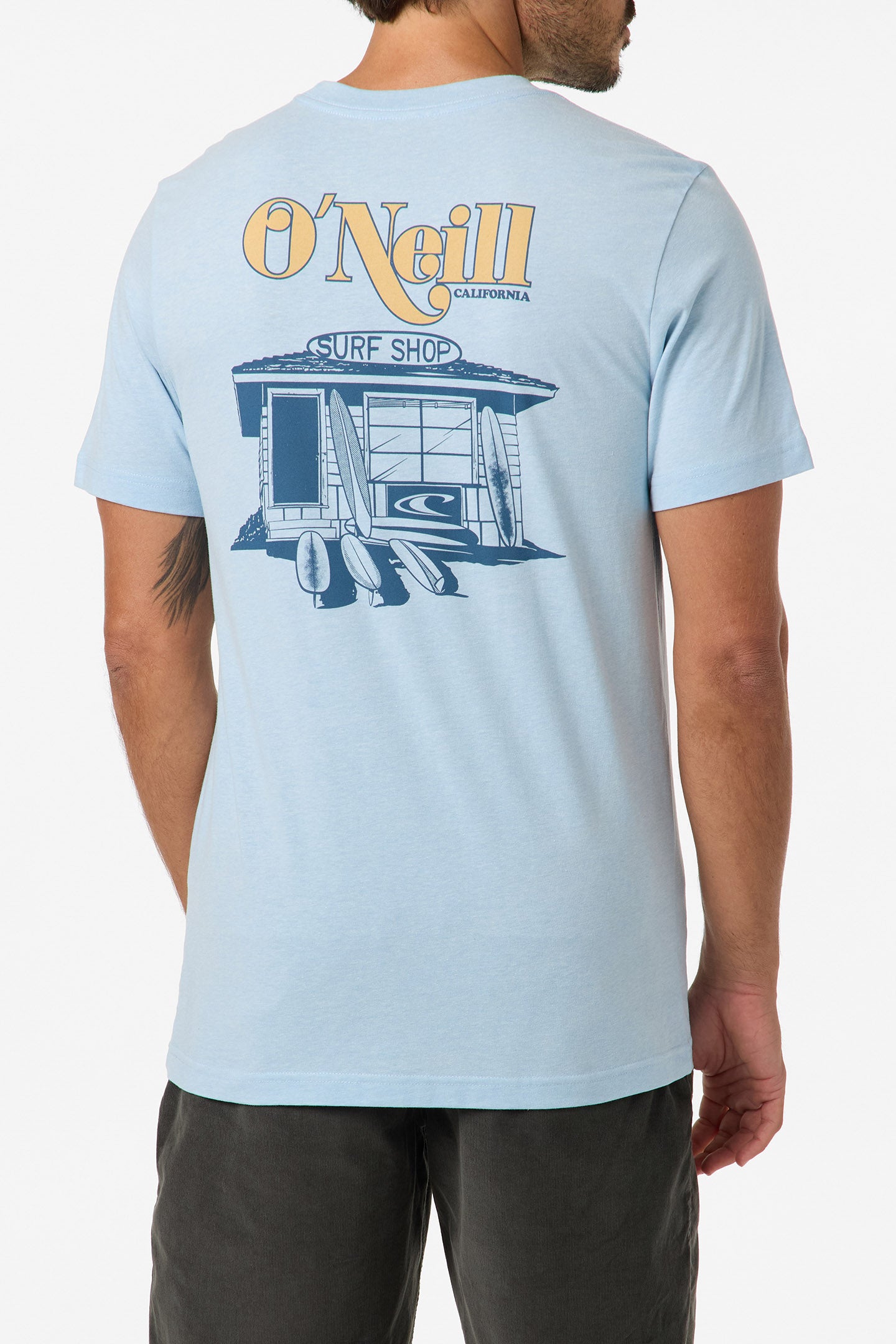 Shop Classic Tee Standard Fit Tee - Sky Blue Heather | O'Neill