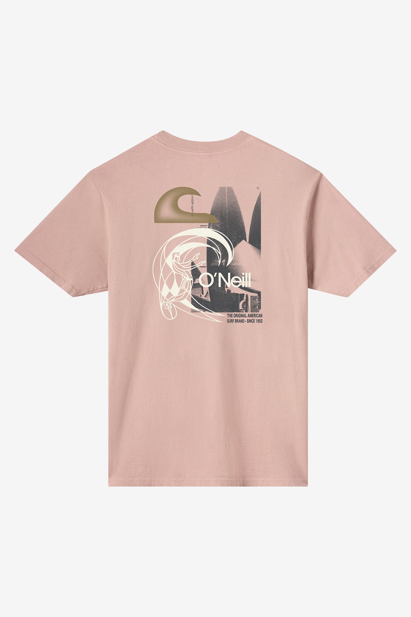 O'Riginals Shaper Vintage Tee Relaxed Fit Tee - Deauville Mauve