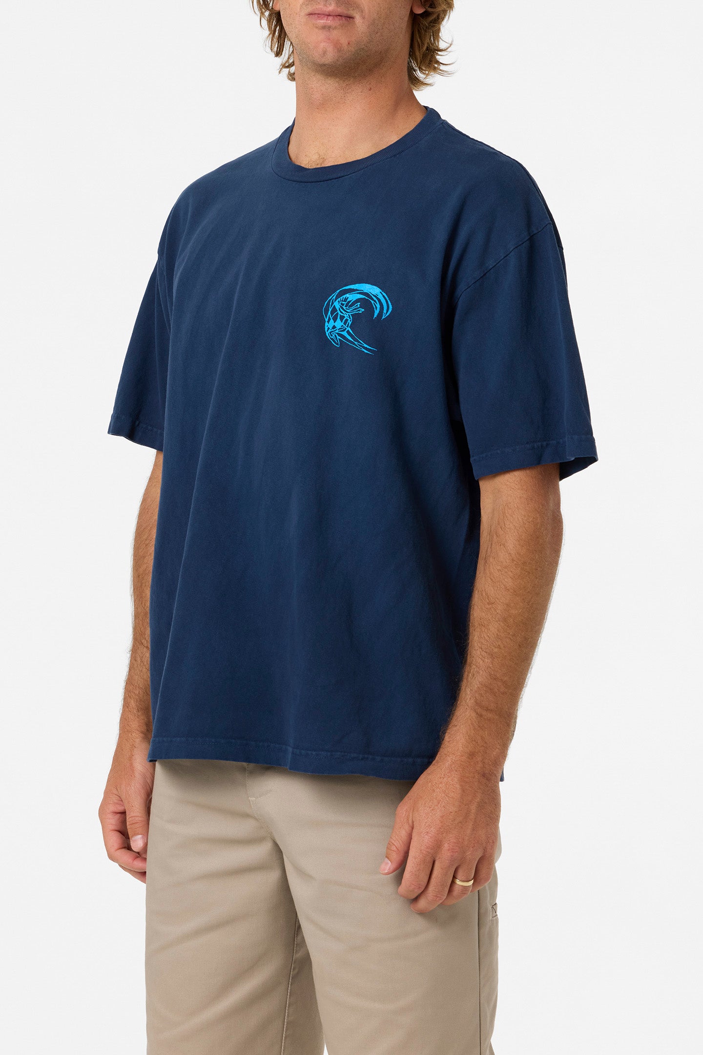 Escape Boxy Tee Standard Fit Tee - New Navy | O'Neill