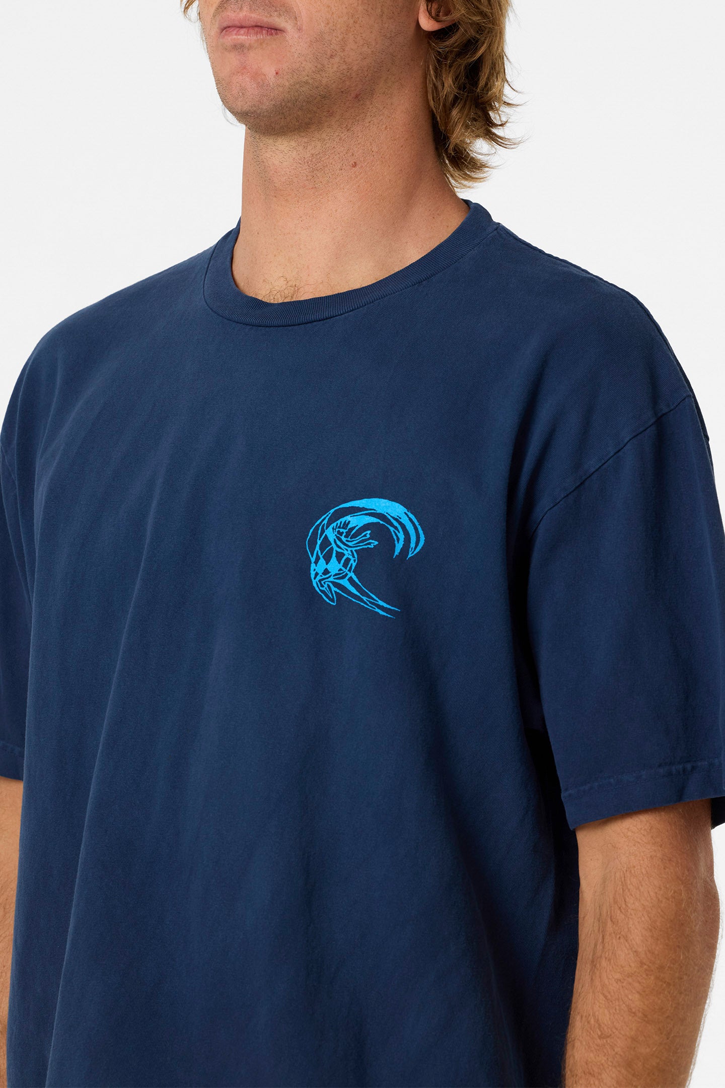 Escape Boxy Tee Standard Fit Tee - New Navy | O'Neill