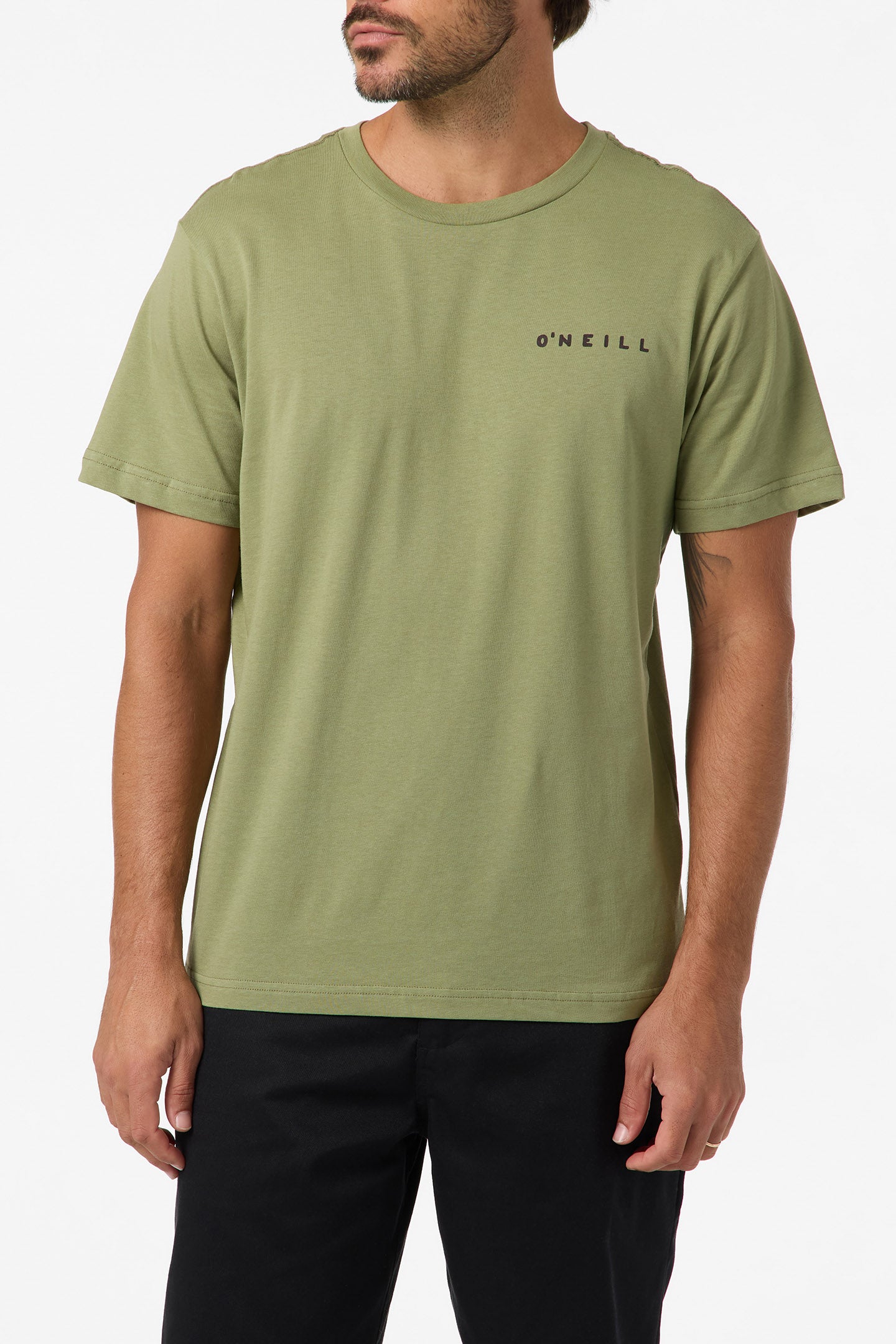 Skulliosis Classic Tee Standard Fit Tee - Oil Green | O'Neill