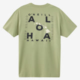 Hawaii Layout Classic Tee - Oil Green | O'Neill