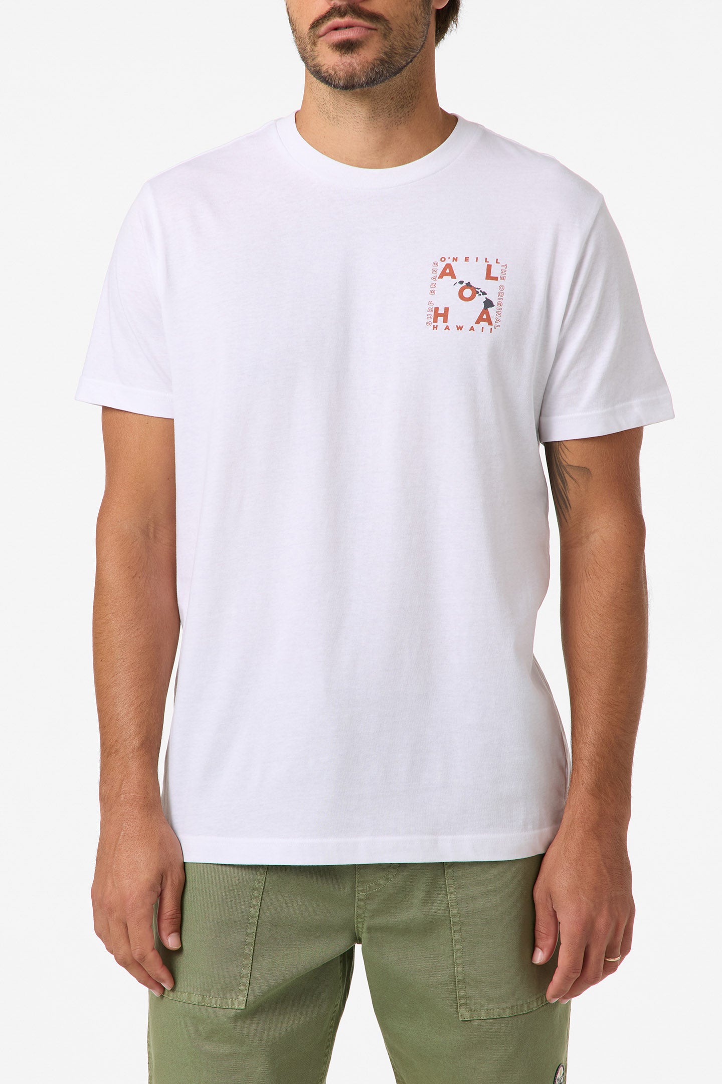 Hawaii Layout Classic Tee - White | O'Neill