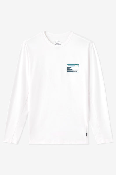 Dawn Upf Ls Tee Standard Fit Long Sleeve Tee - White | O'Neill