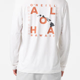 Hawaii Layout UPF Long Sleeve Standard Fit Tee