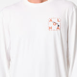 Hawaii Layout UPF Long Sleeve Standard Fit Tee