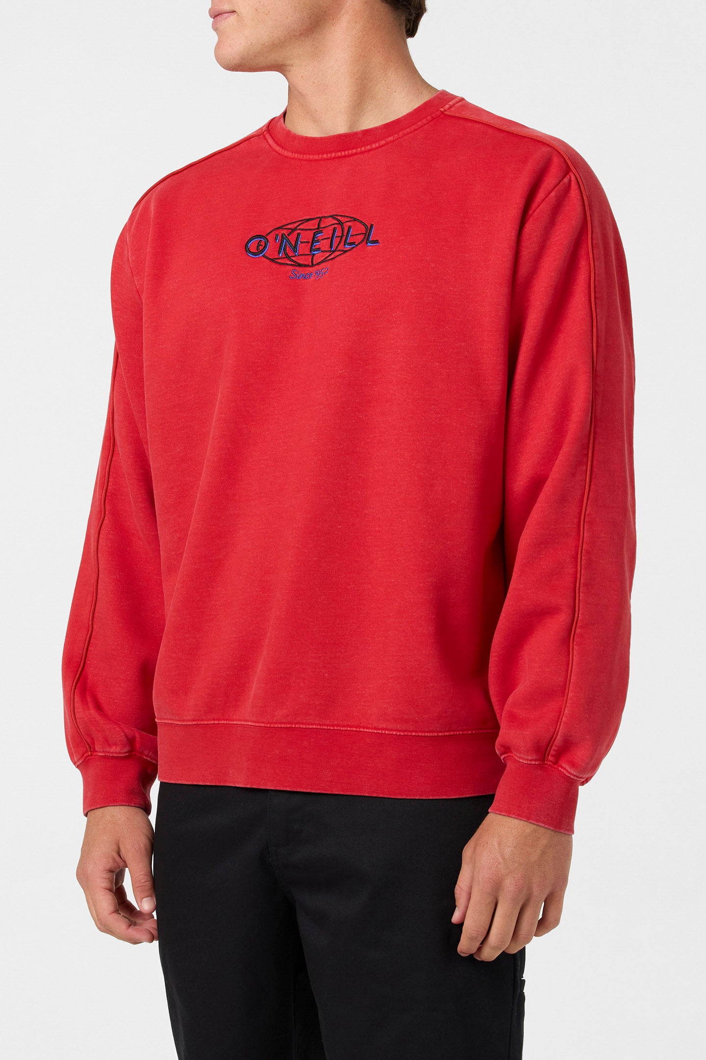 Y2K Box Crew Crew Neck Fleece - Lifeguard Red | O'Neill