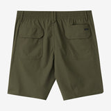 TRVLR Halfback 18" Hybrid Shorts - Dark Olive | O'Neill