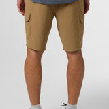 TRVLR Cargo  20" Hybrid Shorts - Check w/ Morgan - Dark Khaki | O'Neill