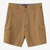 TRVLR Cargo  20" Hybrid Shorts - Check w/ Morgan - Dark Khaki | O'Neill