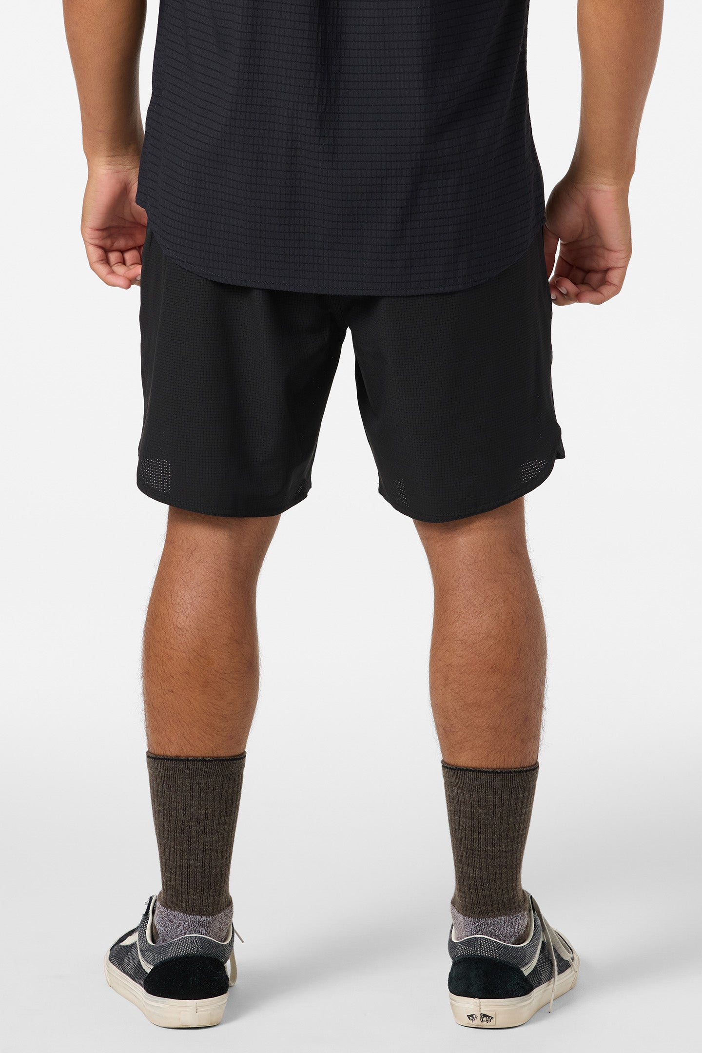 パンツ TOGA21ss black wool mohair short pants Reserve Heather 21