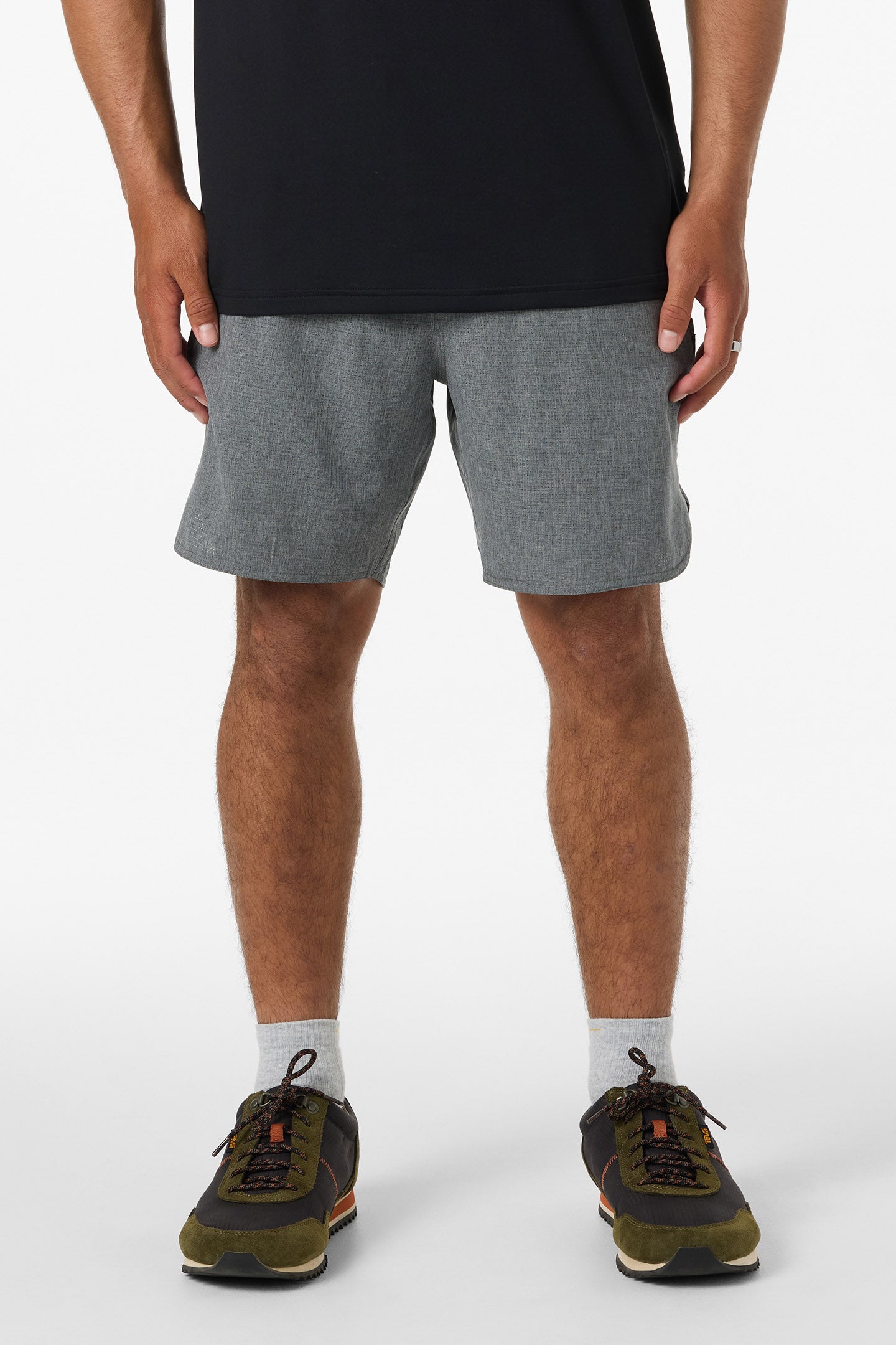 TRVLR Tech Lined Hybrid Hybrid Shorts - Hthr Dark Shadow | O'Neill