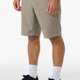 Portola Slub Check 20" Hybrid Shorts - Khaki | O'Neill
