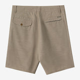 Portola Slub Check 20" Hybrid Shorts - Khaki | O'Neill