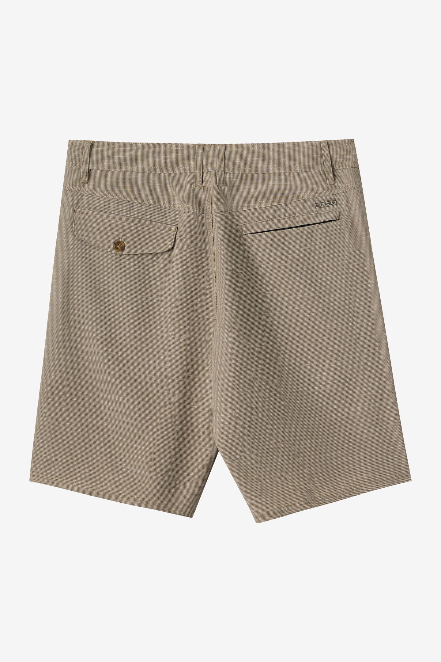 Portola Slub Check 20" Hybrid Shorts - Khaki | O'Neill