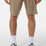 Reserve Light Check 19" Hybrid Shorts - Dark Khaki 2 | O'Neill