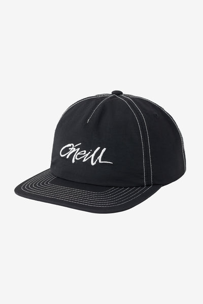 Flint Nylon Snapback Hat - Black | O'Neill