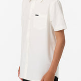 Boy's Light Check Standard Fit Woven Shirt