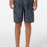 Boy's Hyperfreak Mysto Scallop 17" Boardshorts