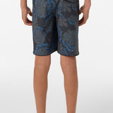 Boy's Hyperfreak Mysto Scallop 17" Boardshorts