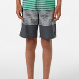 Boy's Hyperfreak Heat Stripe 17" Boardshorts