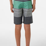 Boy's Hyperfreak Heat Stripe 17" Boardshorts