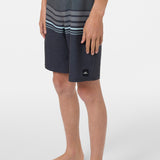 Boy's Hyperfreak Heat Stripe 17" Boardshorts