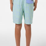 Boy's Hermosa Elastic Waist Lined 16" Swim Trunks