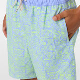 Boy's Hermosa Elastic Waist Lined 16" Swim Trunks